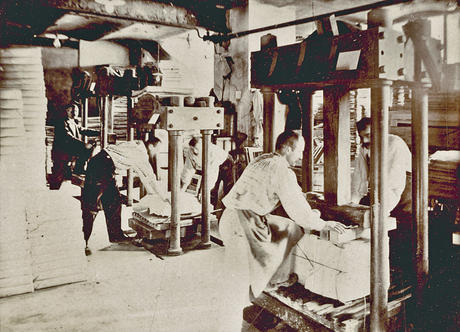 Hydro-electric paper mill 1882