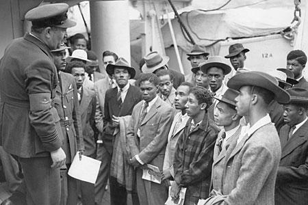 Jamaican immigrants are welcomed, 1947