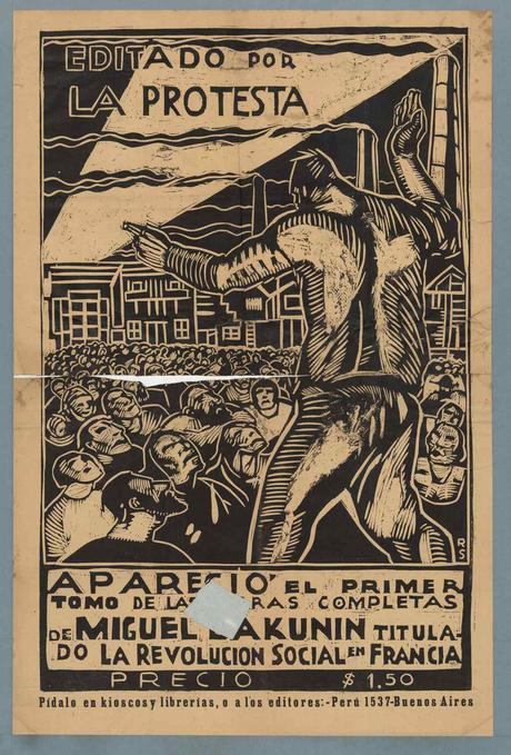 Poster La Protesta, 1924