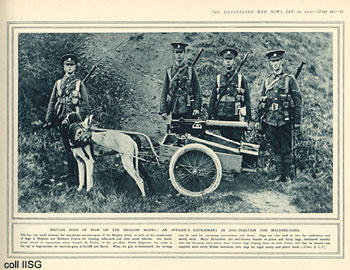 British K9 soldier, 1915