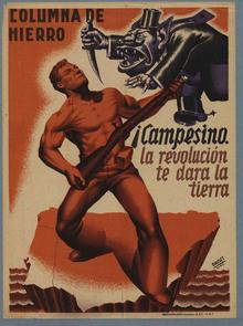 Federacion Anarquista Iberica, designer Bauset. 1936-1937